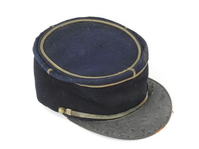 FRANCE. Second lieutenant's polo kepi, blue...