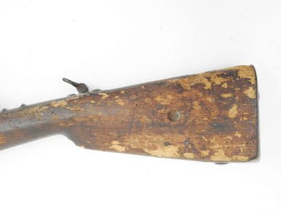FRANCE. Hunting rifle with percussion realized...