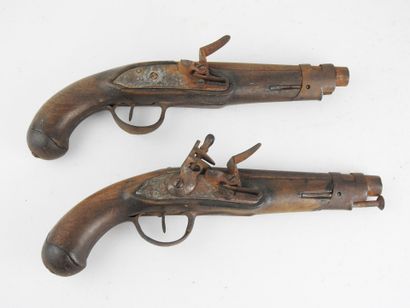 FRANCE. Pair of pistols of the type of the...