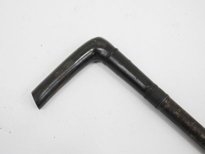 FRANCE. CANNES. Cane-rifle with metal barrel,...