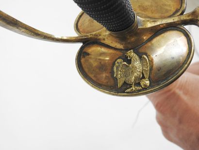 FRANCE. Uniform sword model 1817 with gilt...