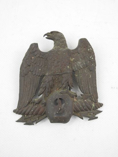 CUIVRERIES. FRANCE. Plaque de shako de la...