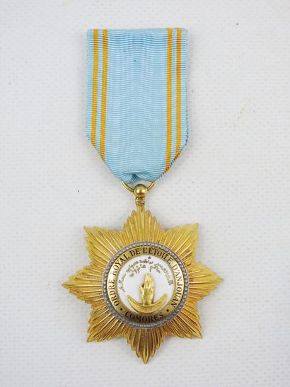 DECORATIONS. COMOROS. Order of the star of...