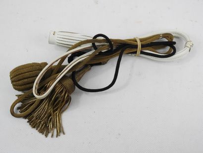 FRANCE. EQUIPMENT. Set of 3 saber straps,...
