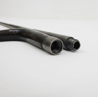 FRANCE. CANNES. Cane-rifle with metal barrel,...