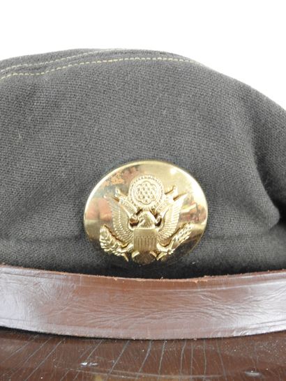 UNITED STATES. Troop or NCO cap in dark khaki...