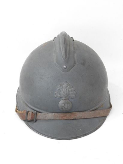 FRANCE. Adrian model 1915 infantry helmet...