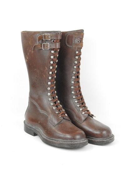 FRANCE. EQUIPMENT. Pair of officer's boots...