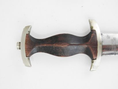 GERMANY. SA dagger model 1933, wooden handle,...