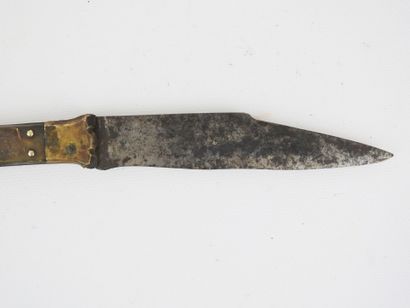 SPAIN. Navaja knife with handle decorated...