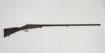 FRANCE. Pinfire gun, back plate engraved...