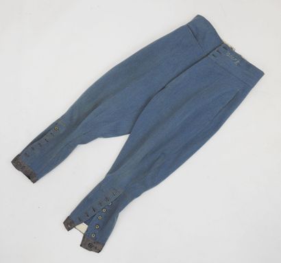 FRANCE. Officer's breeches in horizon blue...