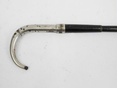 FRANCE. CANNES. Cane-rifle with black lacquered...