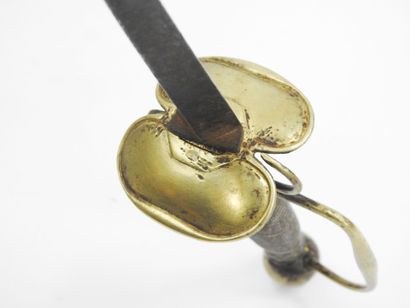 FRANCE. Uniform sword with gilt brass mounting,...