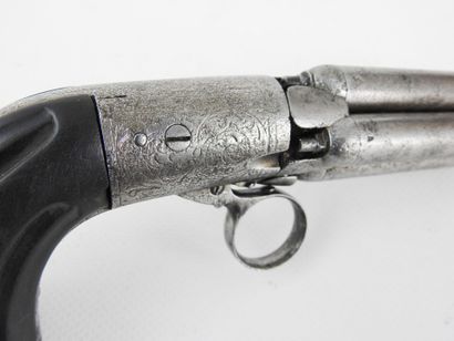 FRANCE. Mariette percussion pepperbox with...