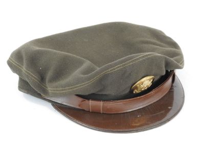UNITED STATES. Troop or NCO cap in dark khaki...