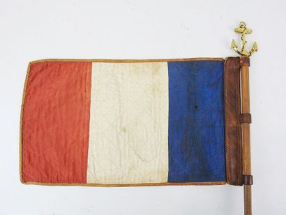 FRANCE. EQUIPMENT. Tricolor pennant of command...