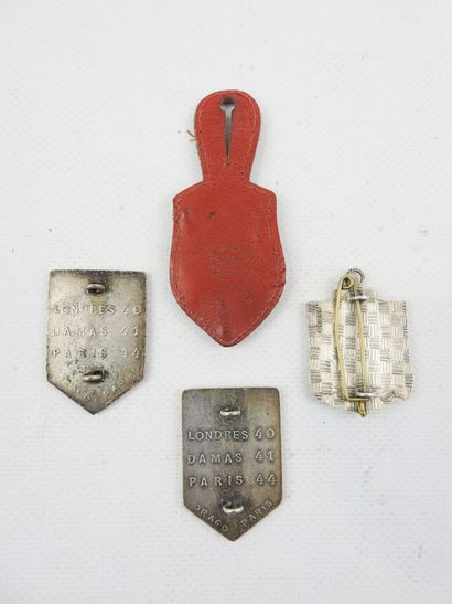 INSIGNES. FRANCE. Lot d'insignes métalliques...