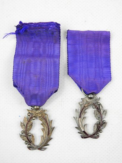DECORATIONS. FRANCE. Order of academic palms,...