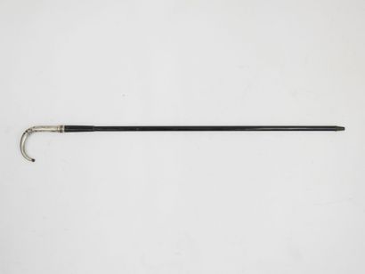 FRANCE. CANNES. Cane-rifle with black lacquered...