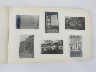 PHOTO ALBUM. Album format 15 X 24 cm containing...