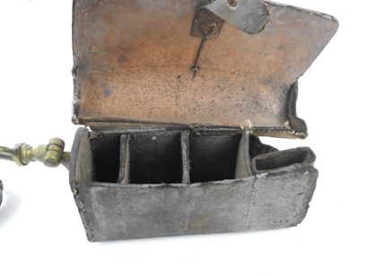FRANCE. EQUIPMENT. Brown leather saber strap...