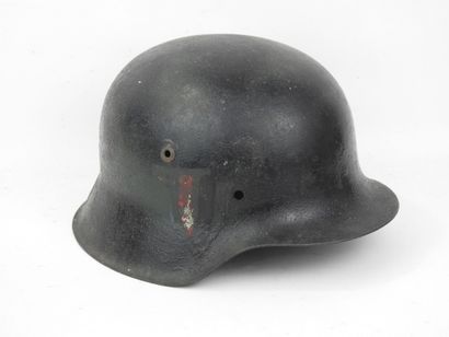 GERMANY. M42 helmet shell repainted in 2-tone...