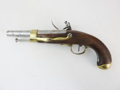FRANCE. Cavalry flintlock pistol model AN...