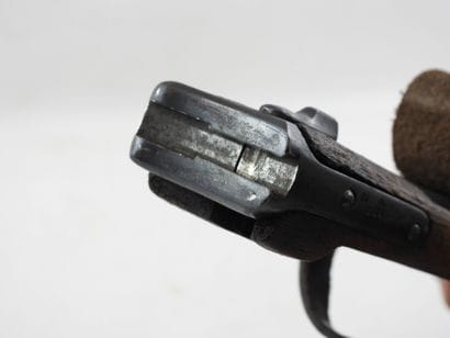 GERMANY. EQUIPMENT. Leather Lüger P08 artillery...