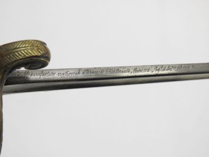 FRANCE. Infantry warrant officer's saber...