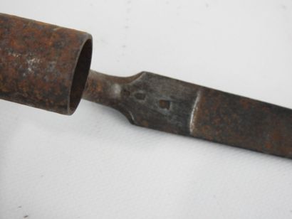 FRANCE. Set of two bayonets with socket one...
