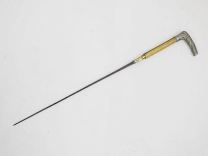 FRANCE. CANNES. Sword cane with bamboo shaft,...