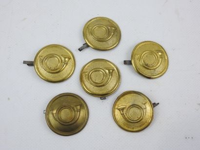 CUIVRERIES. FRANCE. Lot de 3 paires de rosaces...