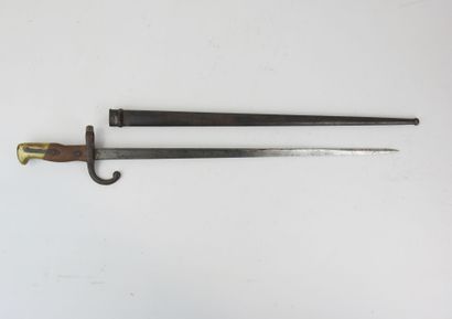 FRANCE. Gras bayonet model 1874, blade in...