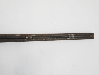 FRANCE. Percussion shotgun, walnut frame,...
