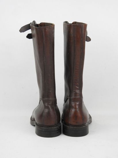FRANCE. EQUIPMENT. Pair of officer's boots...