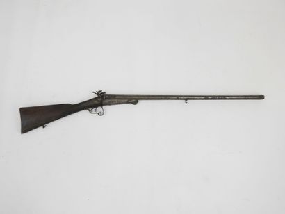 FRANCE. Pinfire shotgun, back plate engraved...