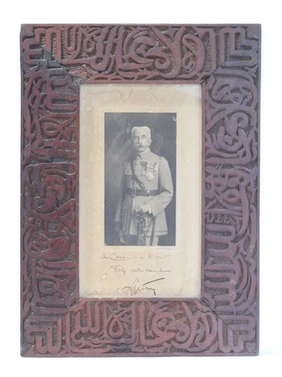PHOTOGRAPHY. Portrait of Marshal Lyautey...
