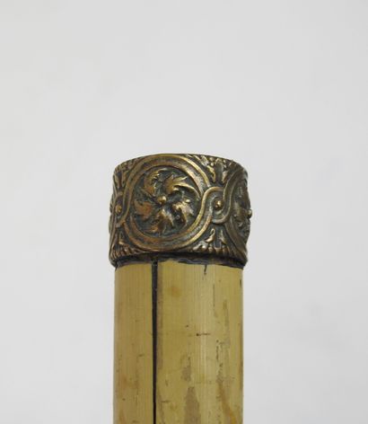 FRANCE. CANNES. Sword cane with bamboo shaft,...