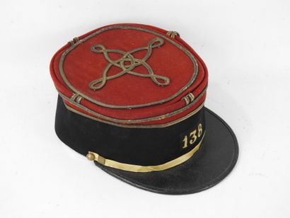 FRANCE. Polo kepi of lieutenant of the 138th...