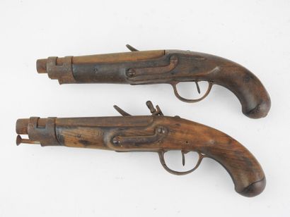 FRANCE. Pair of pistols of the type of the...