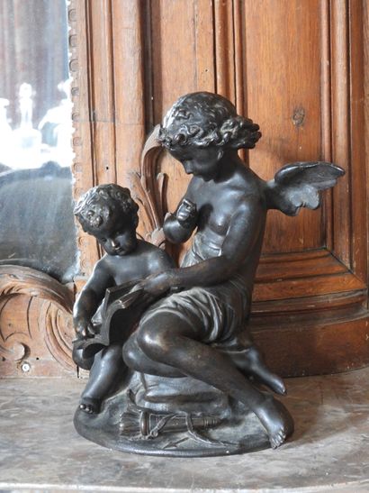 FRENCH SCHOOL OF THE XIXth CENTURY: The lesson...