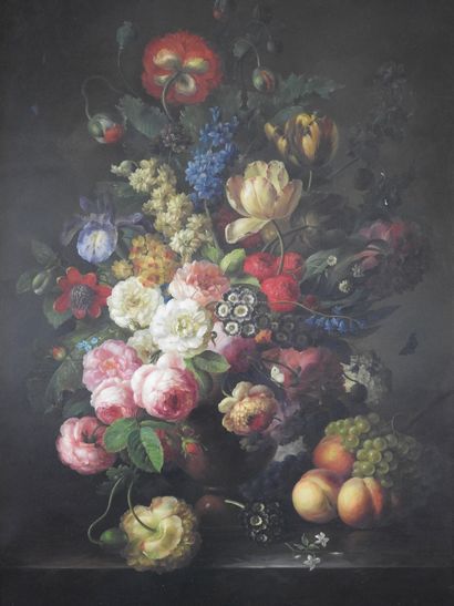 School of the XXth century : Still life with...