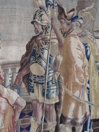 SOHO - England : Tapestry in wool and polychrome...