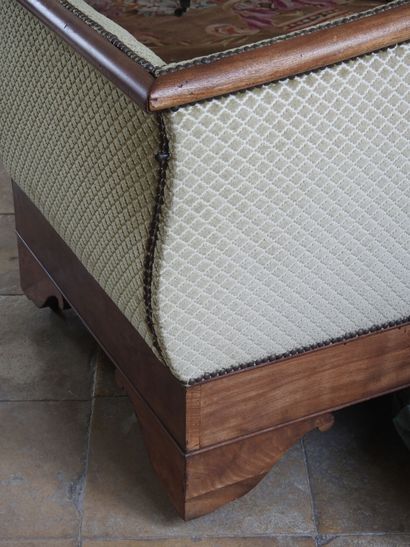 Mahogany and mahogany veneer meridian, one...