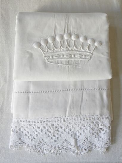 Large Sheet chiffon of a crown of Count Edge...