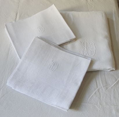 Part of Service composed of a Tablecloth...