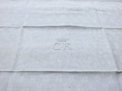 Eighteen Large Napkins figured C.K. under...