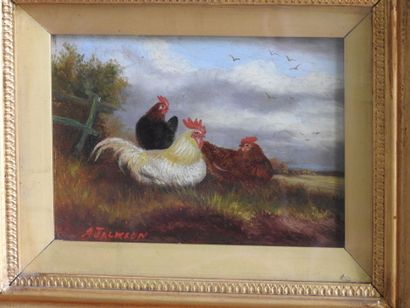 School of the XXth century: Chickens and...