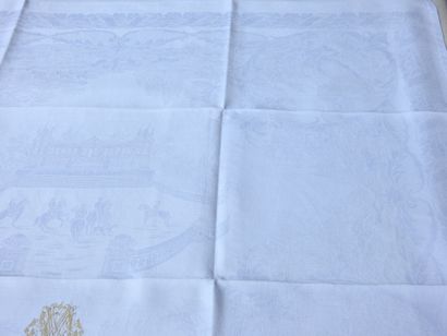 Six very beautiful and large napkins with...